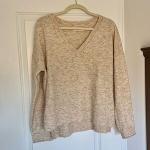 Lucky Brand V-Neck Wool Blend Sweater – Size L